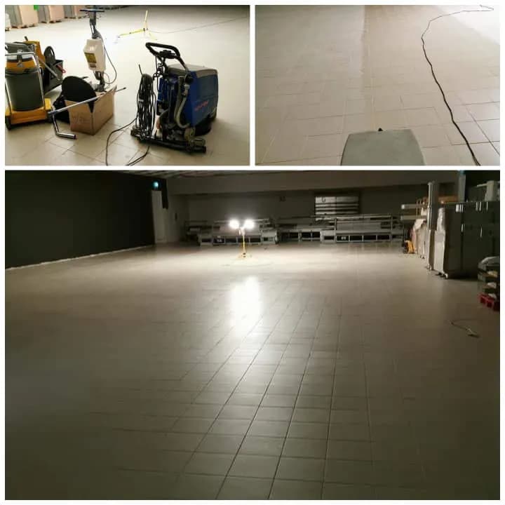 Curățare pardoseală spațiu larg