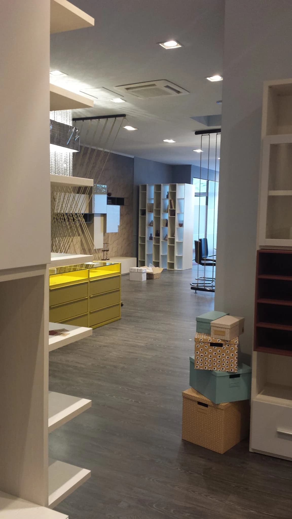 Interior showroom modern